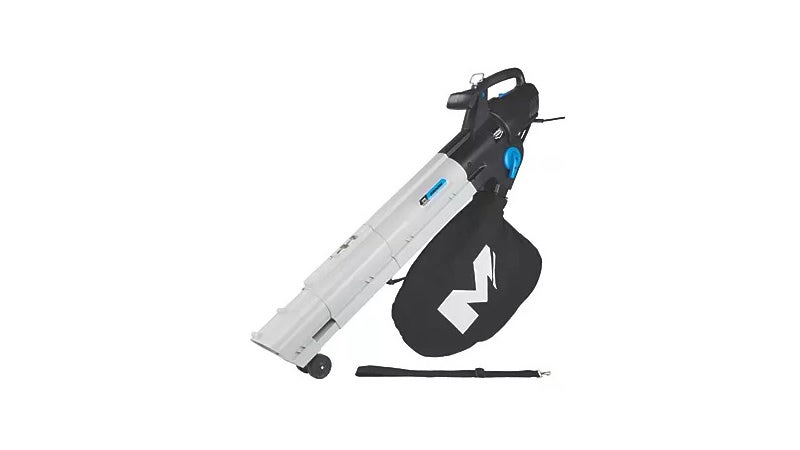MacAllister MBV2800 garden vacuum on a white background