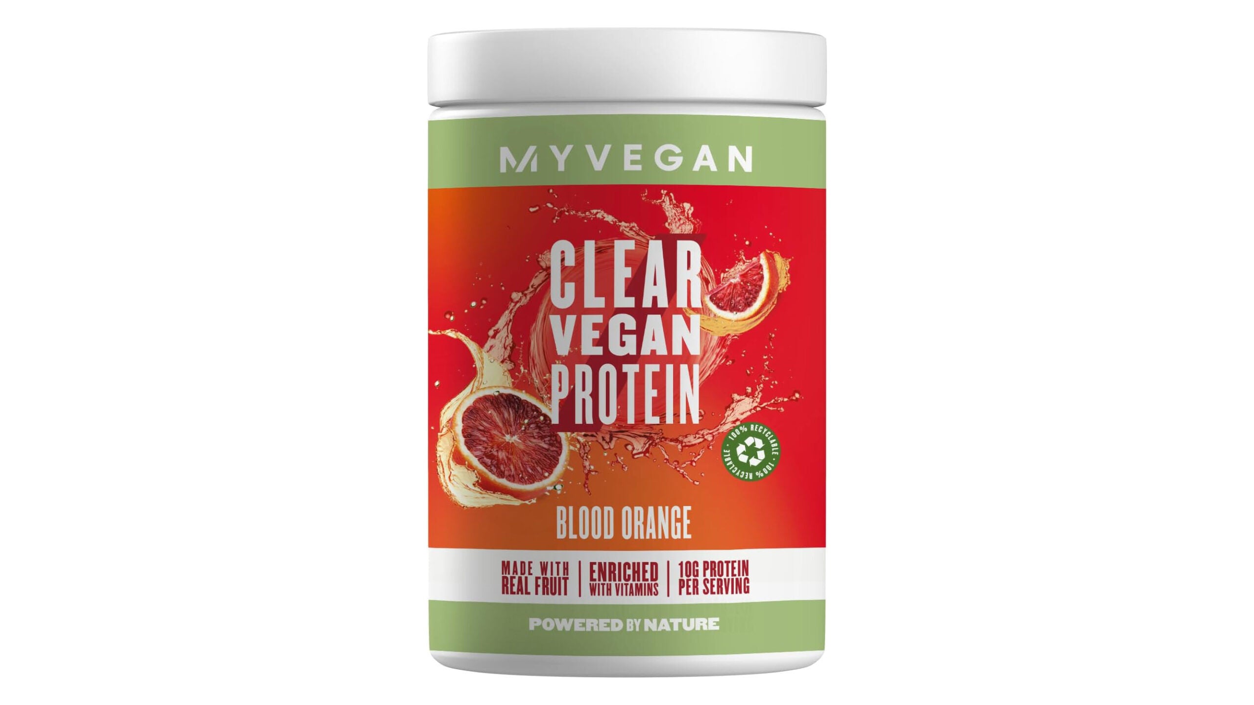 MyVegan Clear Vegan Powder on a white background