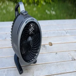 Shark HydroGo front view on a garden table